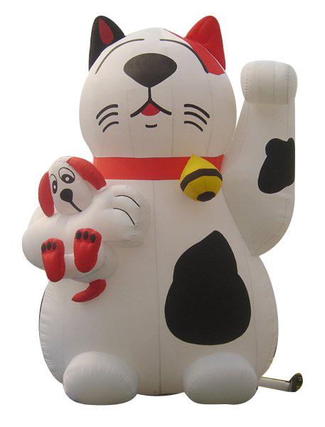 Quality Inflatable advertising cat / inflatable advertising lucky cat / inflatable promotion for sale