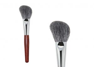 Round Contouring Foundation Makeup Brush For Bronzer With Wooden Handle