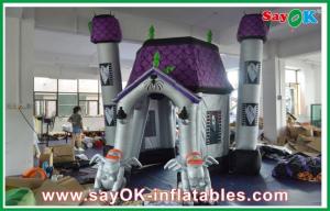 Wholesale Halloween Cryptic Ghost Castle House Inflatable Holiday Decorations With Led Lights from china suppliers