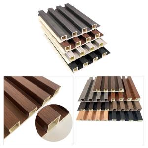 Wholesale Interior Waterproof Wood Grain Laminated PVC WPC Wall Panels Designs Decor from china suppliers