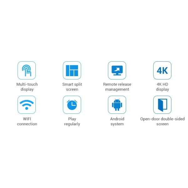 43inch/55inch android floor stand lcd touch screen advertising digital display player for advertising