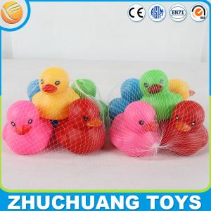 pvc bath yellow duck toy set