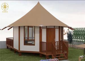 China Prefabricated Metal Home 5 Star Glamping Campsites Anti Corrosion on sale