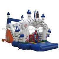 China Classocal Inflatable Castle Bouncer And Slide Combo For Kids for sale