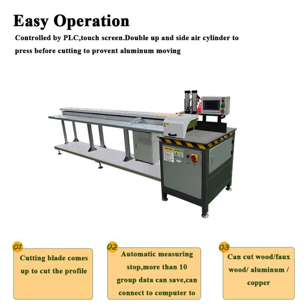 Automatic Measuring Stop Max Digital Aluminum Cutting Machine with 90 Degree Cutting