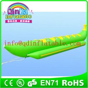 China Water float single inflatable banana boat folding boat inflatable boat on sale
