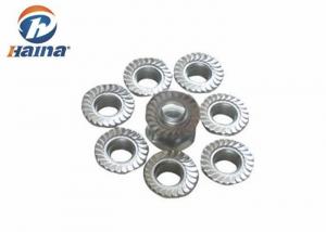 Wholesale Carbon Steel Gr4.8 8.8 Zinc Plated / Black Hex Flange Nut  DIN6923 from china suppliers