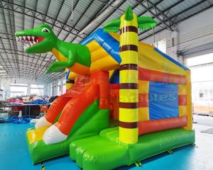 Wholesale Mini Dinosaur Bouncer Inflatable Bounce House With Slide from china suppliers