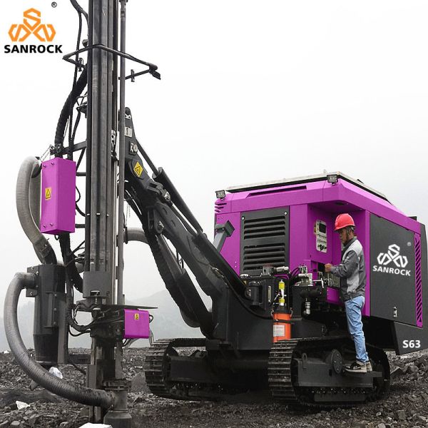 Hydraulic Borehole Drilling Rig Machine Mining Crawler DTH Drilling Rig Equipment
