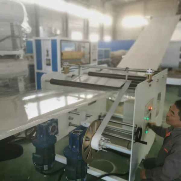 Plastic Sheet Extruder Machine / PP PS Theromofroming Sheet Roll Extrusion Machine
