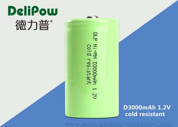 Quality ROHS / Iso Approved 1.2 V 3000mah D Rechargeable Battery For Cold Resistant for sale