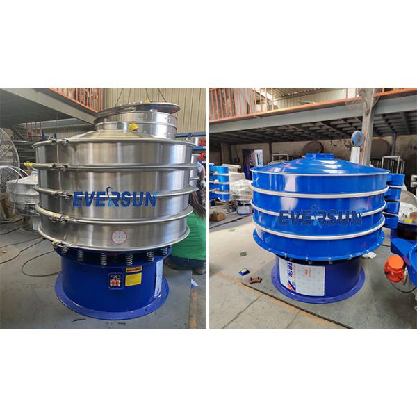 Food Powder Sieving Machine Rotary Sieve Machine For Wheat Flour Starch Processing