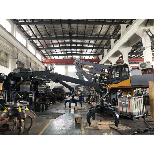 Material Handling Fixed Grab Machine Grapple Machine