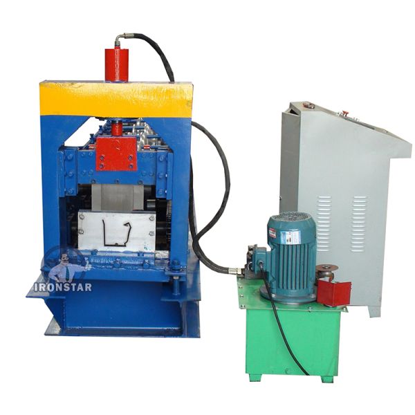 “Ironstar Automatic K Style Gutter Roll Forming Machine for Aluminium and Galvanized Steel Sheet”