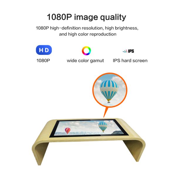 43 Inch 10 Points Touch Screen Table All-In-One Touch Screen Coffee Table with capacitive touch technology