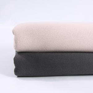China High Quality Worsted Brushed Cotton Polyester Fleece Fabric Sale on sale