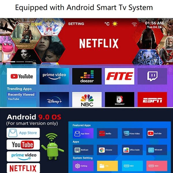 Durable 200W Portable Smart Projector 5.0 Inch LCD Display, Lightweight Home Cinema Mini Projector