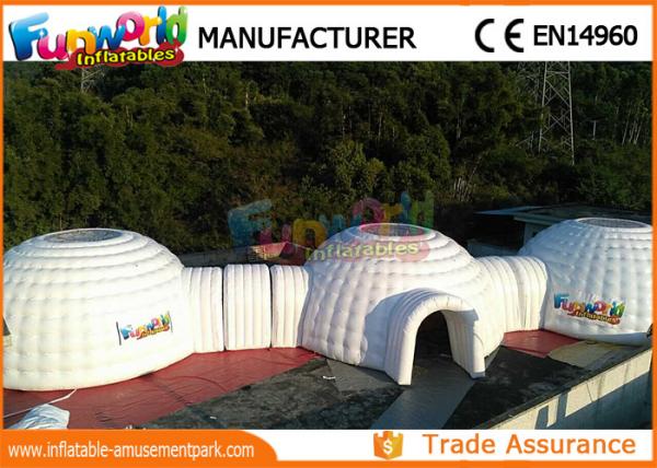Quality Customized Air Sealed Inflatable Party Tent , Airtight Igloo Dome Tent for sale