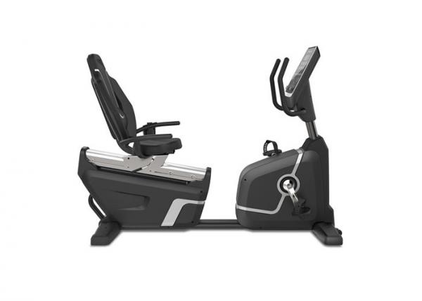 Quality Recumbent Magnetic Stationary Exercise Bike / Cardio Bike Machine With Backrest for sale
