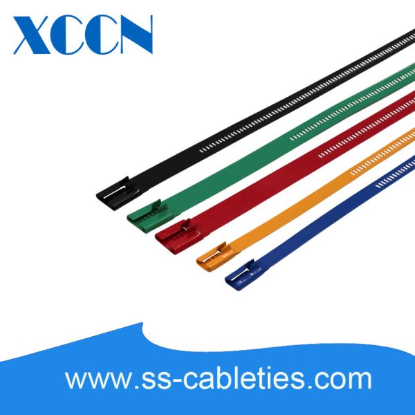 316 Ladder Type Stainless Steel Cable Ties Unique Locking Mechanism