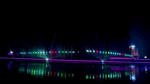 Creative Modern Laser Light Dance Show For Commercial Plaza Customized Design