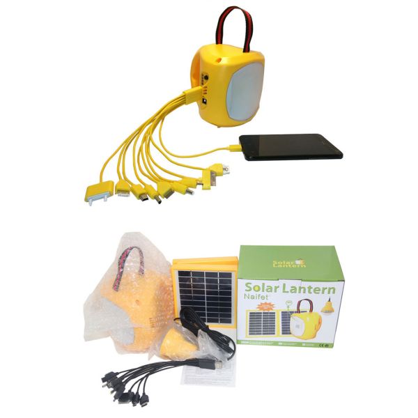EW20 Portable Solar Powered Flashlight 3W Led Bulbs Convenient Installation