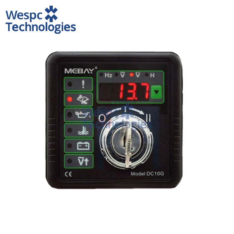 WESPEC Original DC10G LED Digital Display Controller Multifunction Manual Start/Stop Control Panel for Generators Parts