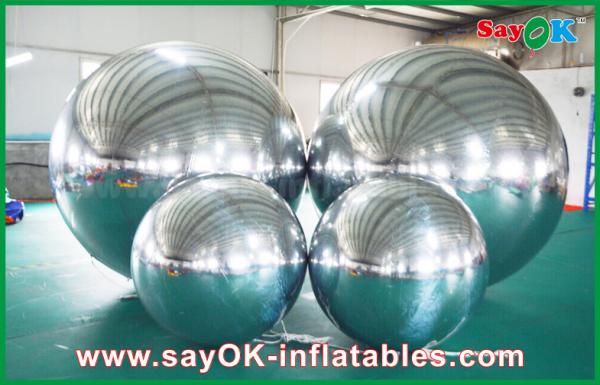 Big Inflatable Ball PVC Mirror Ball Customized Size For Event Decoration