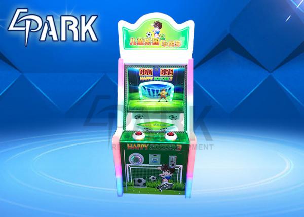 Quality Football Shooting Kids Arcade Video Game With Hardware And Plastic Material for sale