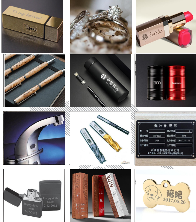 High Configuration 20W Raycus Laser Marking Machine For Metal