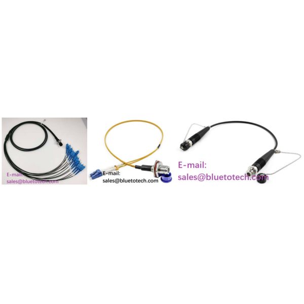 2core 4core 6 Core Fiber Optical Expanded Beam Connector For Outdoor Military