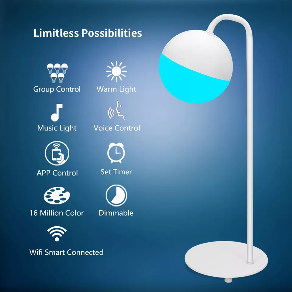 Tuya Elbow Smart WiFi LED Light Adjustable Brightness Dimming Light