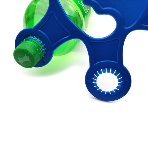 HDPE Plastic Six Pack Holder With 263*234*5mm Size And Secure Annular Loop Design