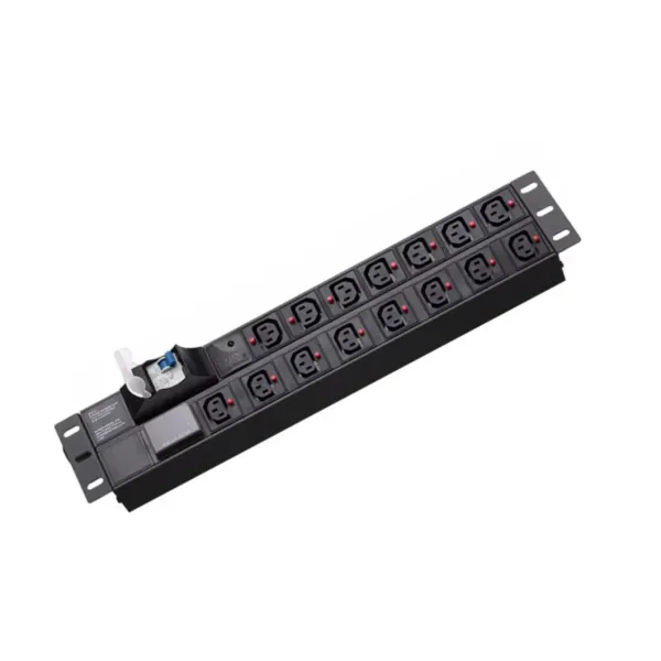 Rack Mount 3phase 125A PDU 18ports C19 Socket Rack PDU Power Distribution Unit