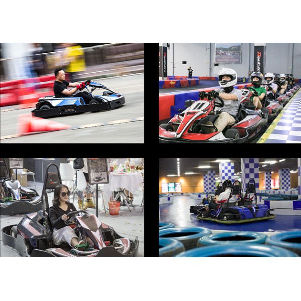 690mm Wheel Base Outdoor Racing Go Karts 36V 600W With 5inch Hub