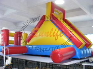 Wholesale Exciting Long Outdoor Inflatable Backyard Water Slide For Kids And Adults from china suppliers