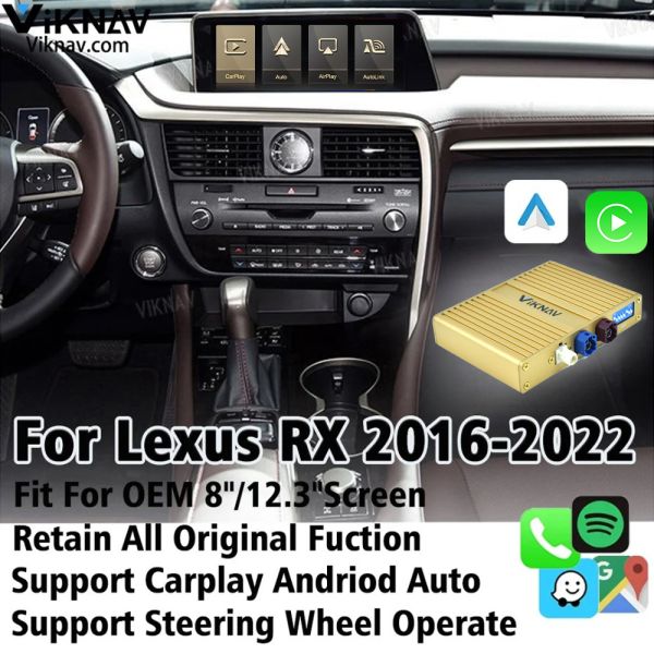 Viknav Car Radio Accessories Multimedia Interface Box For Lexus RX 2016-2022