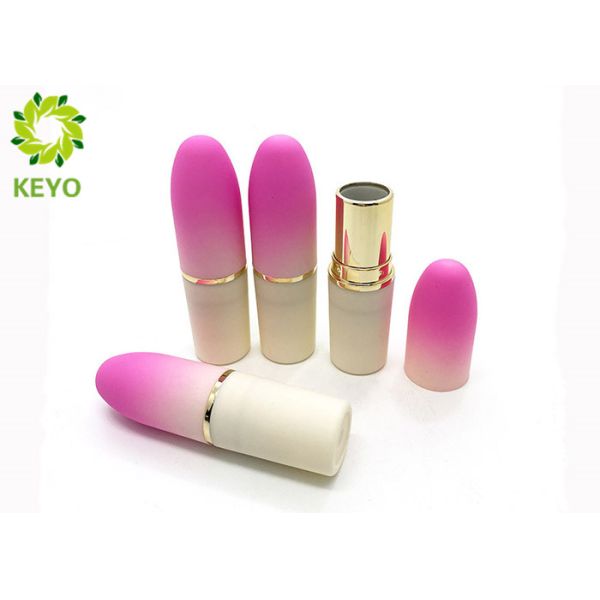 5g Bullet Shape Plastic Lipstick Tube Container With Soft Touch Surface