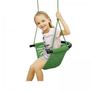 China High Quality Polyester Hand-Woven Polyester Kids Outdoor Swing Children'S Swing Toy Garden Furniture on sale