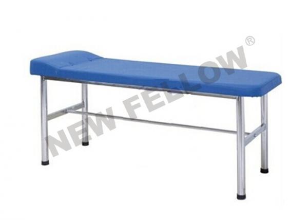 Quality Flat Stainless Steel Medical Exam Tables Hospital Examination Bed With Paper Roll for sale