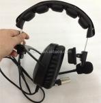 TELIKOU HD-101 XLR 5 Pin Male Single-ear Full-Duplex Wired Intercom Headset