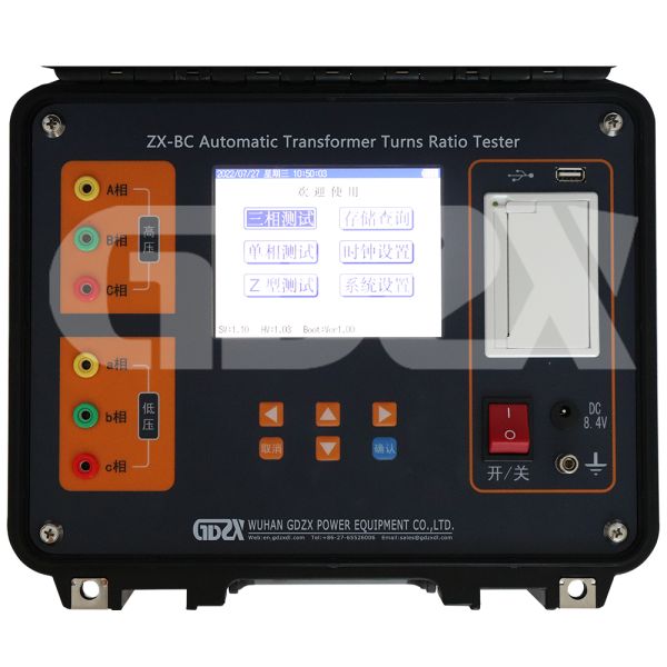 ZX-BC Full Automatic TTR Meter Electric Transformer Testing Equipment Turns Ratio Tester