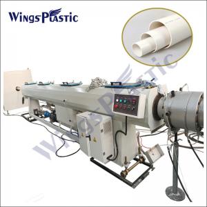 Wholesale 20-160mm Extruded Pipes Electrical Wire Pipe Machine 50-160mm Pvc Pipe Extrusion Machine from china suppliers