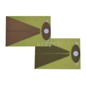 China Yellow Soldermask FR4 High Frequency PCB Board 2 Layer With Quick Turn Service on sale