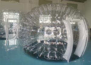 Wholesale Camping Clear 0.7mm PVC Inflatable Dome Tent With Doors from china suppliers