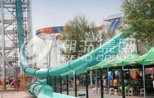 Wholesale Aqua Loop Huge Fiberglass Water Slides For Adult , Fixed Type Slide for Outdoor Water Park from china suppliers