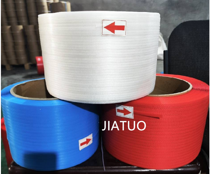 PP strapping colored 5-19mm PP Packaging belt for use with desktop strapping machines