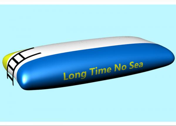 Quality Custom Sea Launcher Inflatable Water Jumping Pillow , Water Blob Floating Catapult for sale