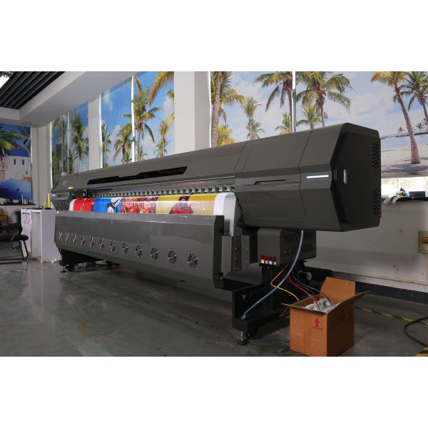 Factory Supply Large Flatbed UV Printer C8 (4 heads) 4 Colors 3.2M Large Format UV Printer