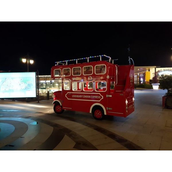 Battery Model Mini Express Trackless Train With Led And Music Function